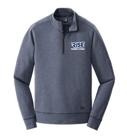 Rise Training & Fitness Tri-Blend Fleece 1/4 Zip Pullover True Navy Heather