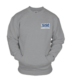 Rise Training & Fitness Badger Pocket Crewneck Sweatshirt Oxford