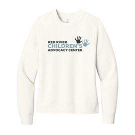 Red River Children's Advocacy Center Ladies Crewneck Sweatshirt Gardenia