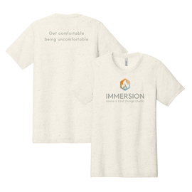 Immersion Sauna and Cold Plunge Studio Tee Heather Natural