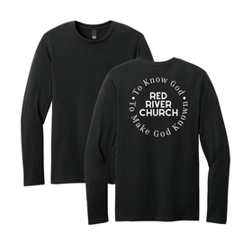 Red River Church Back Logo Long Sleeve Jet Black