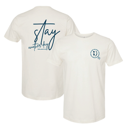 463 Foundation Stay Another Day Tee Vintage White