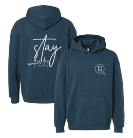 463 Foundation Stay Another Day Hoodie Sea Blue