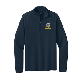 1977 State Basketball Champions Mens 1/4 Zip Navy Blazer
