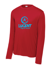 Lucent Yoga & Fitness Long Sleeve Competitor Tee Red
