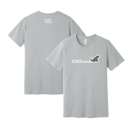 Humane Society of the Lakes Leave Your Mark Dog Tee Solid Athletic Grey