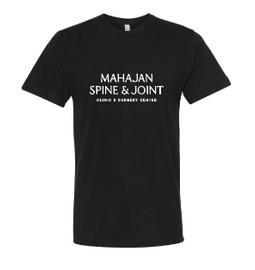 Manajan Spine & Joint American Apparel Tee Black