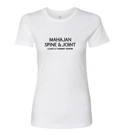 Manajan Spine & Joint Next Level Cotton Tee White
