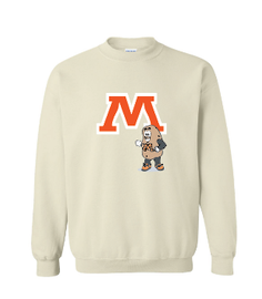 Moorhead Schools M and Spuddy Crewneck Sand