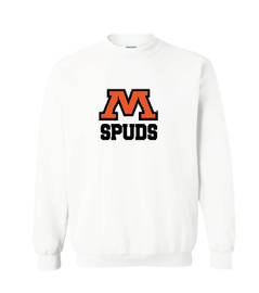 Moorhead SPUDS Crewneck White