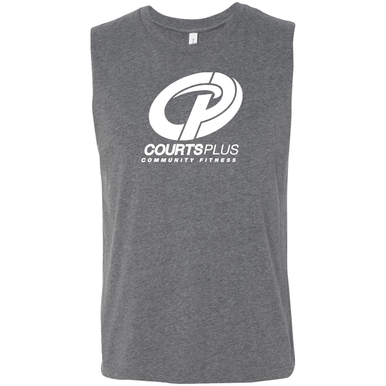 Courts Plus Muscle Tank Deep Heather