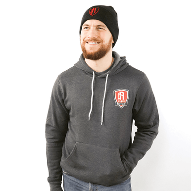 Red River Rugby Fanwear Hoodie Dark Grey Heather 1