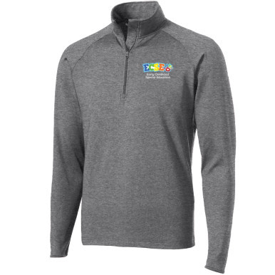 Charcoal Gray Heather ECSE  Quarter Zip