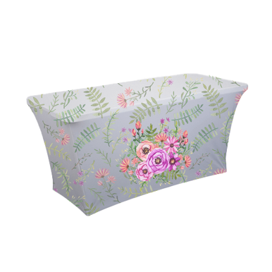 Custom Tradeshow UltraFit Table Throw for 6' tables