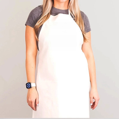 Customizable apron made of 95% polyester and 5% cotton
