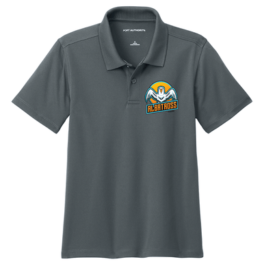 Albatross | Youth Dry Zone UV Micro-Mesh Polo Graphite
