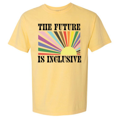 FM Pride The Future is Inclusive Tee Butter