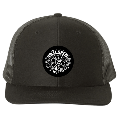 Tailspin | Snapback Trucker Cap White Logo
