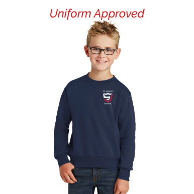 St. Joseph's School | Youth Staple Crew in navy