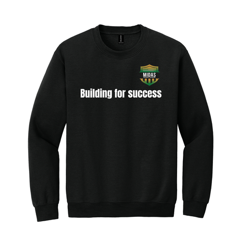 MIDAS Football Academy Crewneck Sweatshirt Black