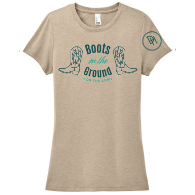 Down Home | Boots on the Ground Tee Desert Tan Heather