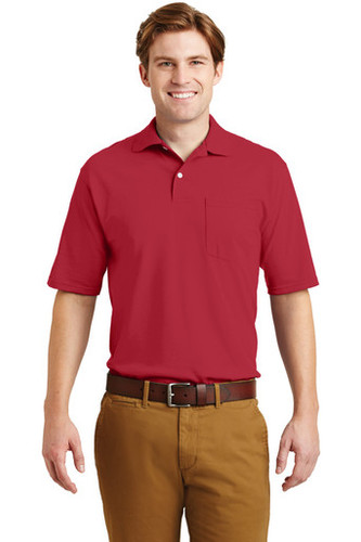 Jerzees® Dri-Power® Pocket Sport Shirt model front