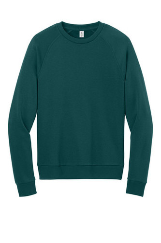 Allmade® Unisex Organic CVC Fleece Crewneck Sweatshirt in green