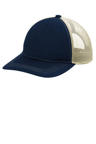 Port Authority® Unstructured Snapback Trucker Cap front