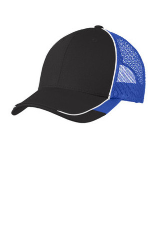 Port Authority® Colorblock Mesh Back Cap front