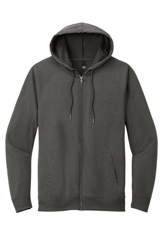 District Full Zip Featherweight hoodie front view