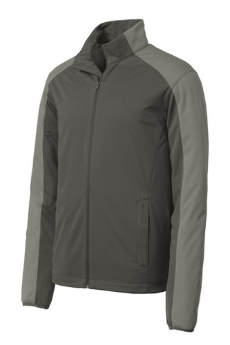 Port Authority® Active Colorblock Soft Shell Jacket front