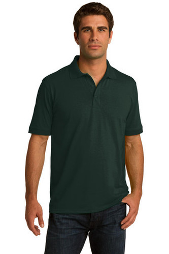 Port & Company® Core Blend Jersey Knit Polo model front