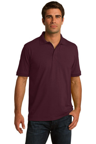 Port & Company® Tall Core Blend Jersey Knit Polo model front