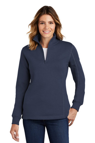 Sport-Tek® Women's 1/4-Zip Sweatshirt model front