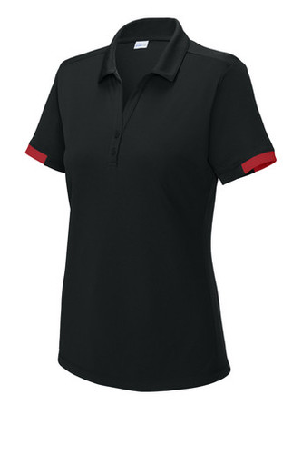 Sport-Tek® Women's Club Colorblock Polo front