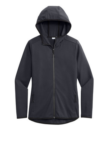 Sport-Tek® Women's Circuit Hooded Full-Zip front