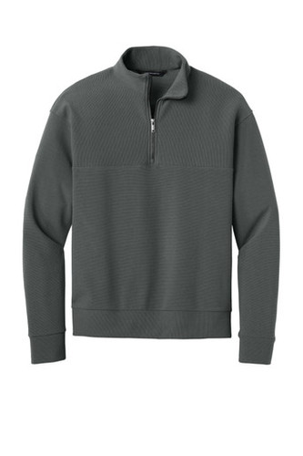Mercer+Mettle® Linear Texture 1/4-Zip in grey 
