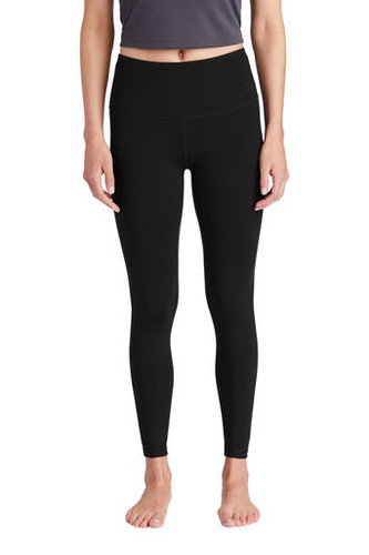Sport-Tek ® Women's High Rise 7/8 Legging model front
