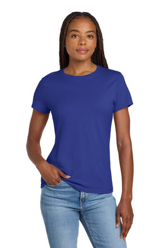  824 of 4887 Hanes® Women's Perfect-T Cotton T-Shirt Model Front