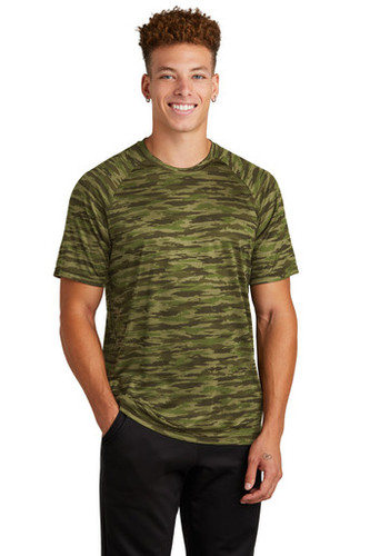 Sport-Tek® Drift Camo Tee model front