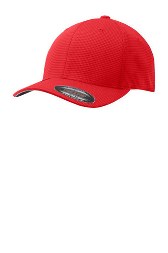 Sport-Tek® Flexfit® Grid Texture Cap front