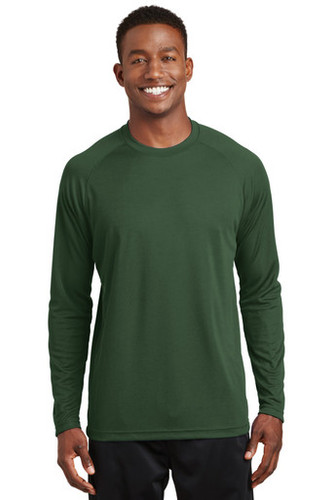 Sport-Tek® Dry Zone® Long Sleeve Raglan T-Shirt Model Front