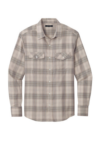 Port Authority® Long Sleeve Ombre Plaid Shirt