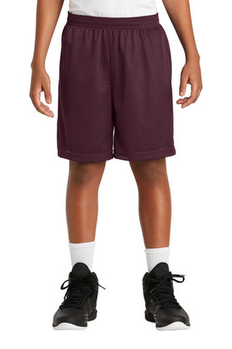 Sport-Tek® Youth PosiCharge® Classic Mesh Short model front