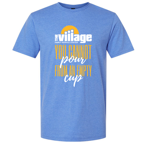 The Village Graphic Tee in blue