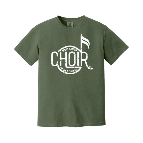 West Fargo High School Choir Vintage Tee 2026 Hemp Green