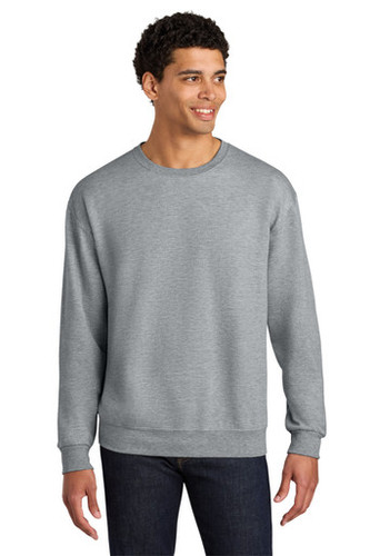Jerzees Unisex Ring Spun Crewneck model front view