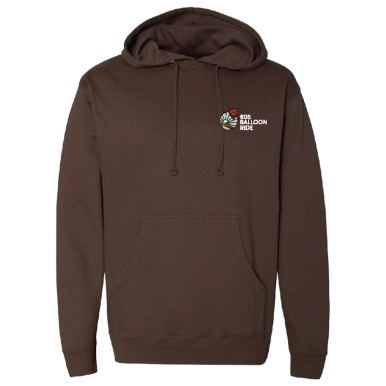 605 Balloon Ride Hooded Sweatshirt Brown