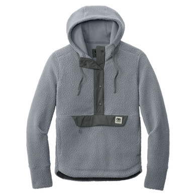 Outdoor Research Women's Packwood Fleece Pullover Hoodie Grey