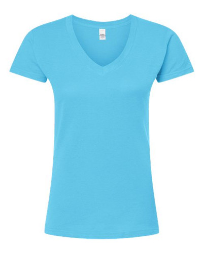 Tultex Style 214 - Aqua - Front View
